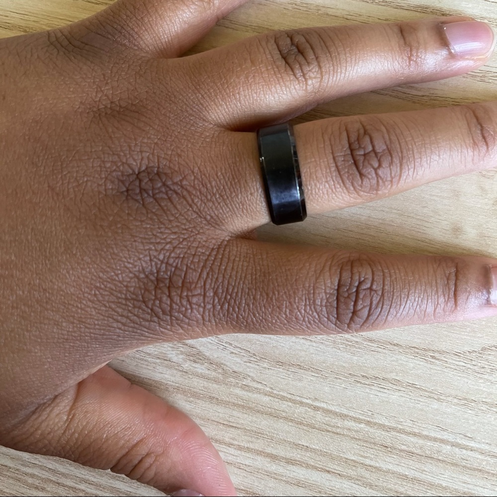 Black men’s ring band